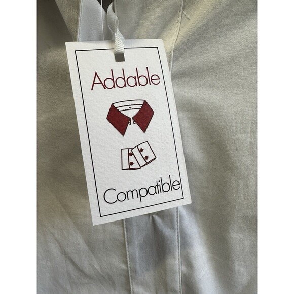 by Stacy London Women's Top Sz XXS Core Poplin Button-Front White A662035 - Picture 8 of 11